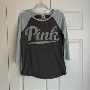 PINK baseball tee